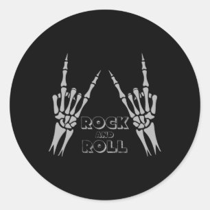 Rock On Bynd Tees For Women Rock And Roll S For Me Classic Round Sticker