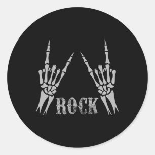 Rock On Bynd Tees For Women Rock And Roll S For Me Classic Round Sticker