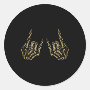 Rock On Bynd Tees For Women Rock And Roll S For Me Classic Round Sticker