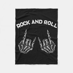 Rock On Bynd Tees For Women Rock And Roll S For Me Fleece Blanket