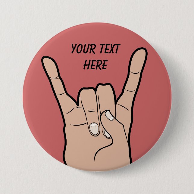 ROCK ON custom buttons (Front)