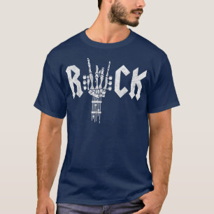 Rock On Guitar Neck Concert Band Tees For Women &
