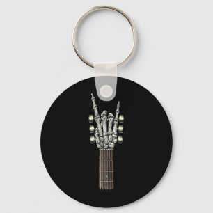 Rock On Guitar Neck - With A Sweet Rock and Roll S Key Ring