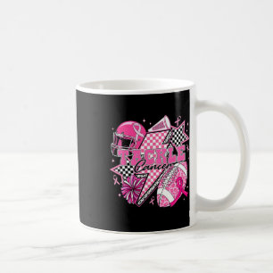 Rock On Halloween Chequered Pattern Skeleton Hand Coffee Mug