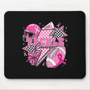 Rock On Halloween Chequered Pattern Skeleton Hand  Mouse Pad