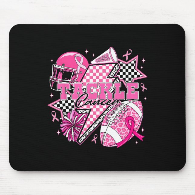 Rock On Halloween Chequered Pattern Skeleton Hand  Mouse Pad (Front)
