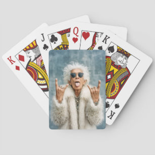 Rock On in Style Playing Cards