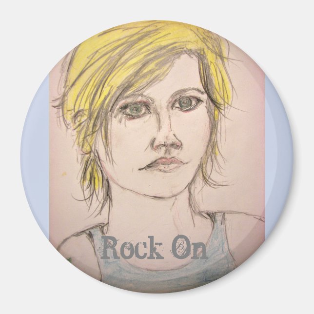 Rock On Magnet (Front)