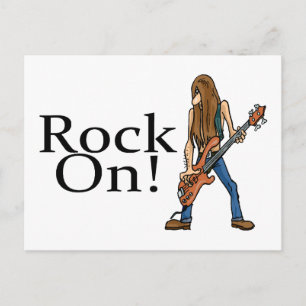 Rock On Postcard