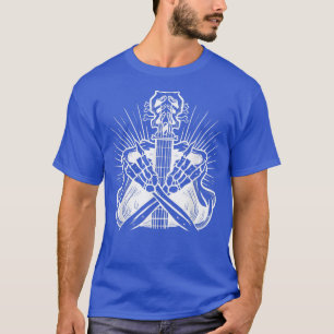 Rock On Rock And Roll Guitar Hand For Music Lover  T-Shirt