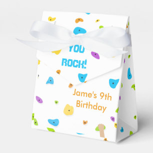 Rock on Rock Climbing Birthday Party Favour Box