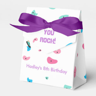 Rock on Rock Climbing Birthday Party Favour Box