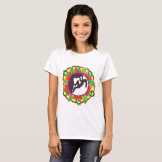 Rock On! Rock Climbing Zen Girl T-Shirt