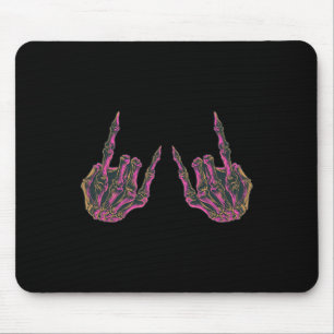 Rock On Rock Star Buddy Concert - Halloween Skelet Mouse Pad