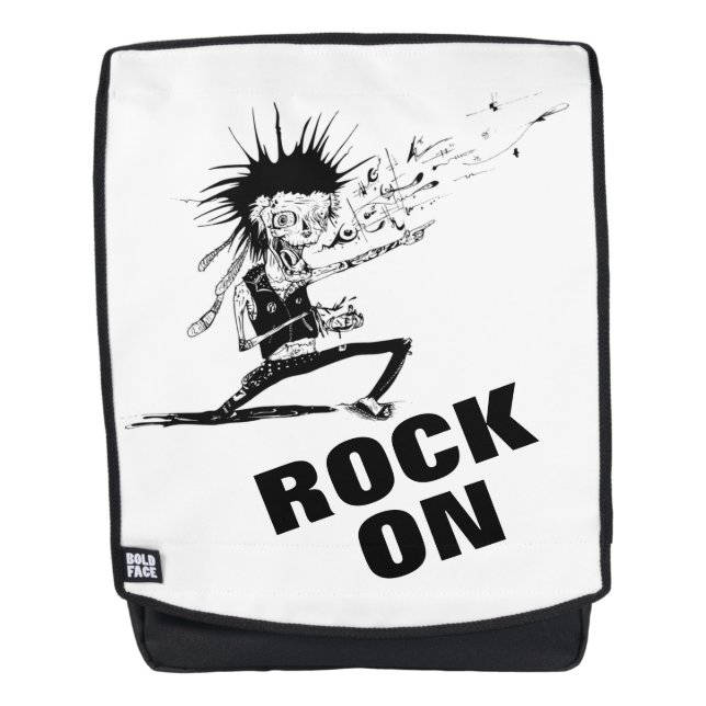 Rock On Zombie Backpack (Front)