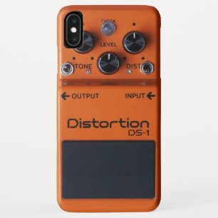 Rock Orange Distortion Pedal iPhone XS Max Case