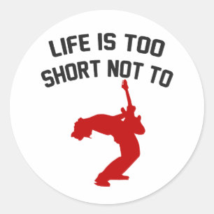 Rock Out Classic Round Sticker