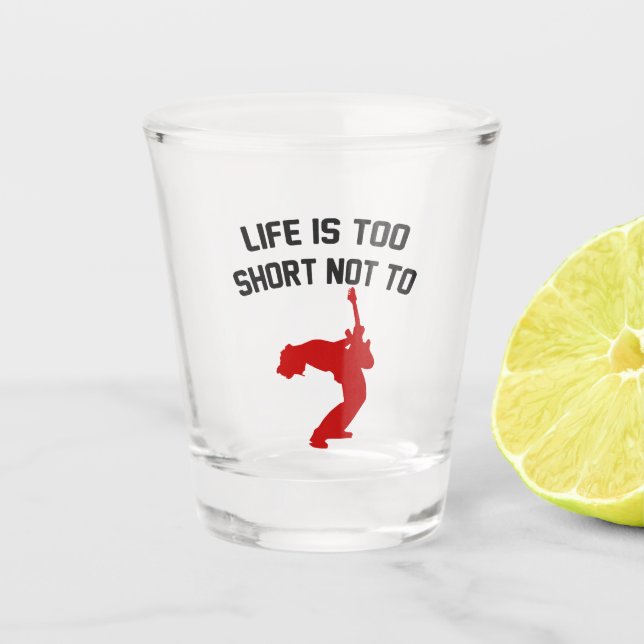 Rock Out Shot Glass (Front)