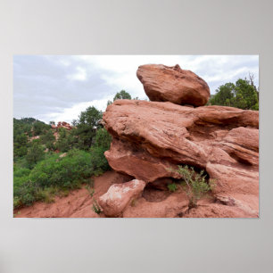 Rock Outcrop at Garden of the Gods Poster