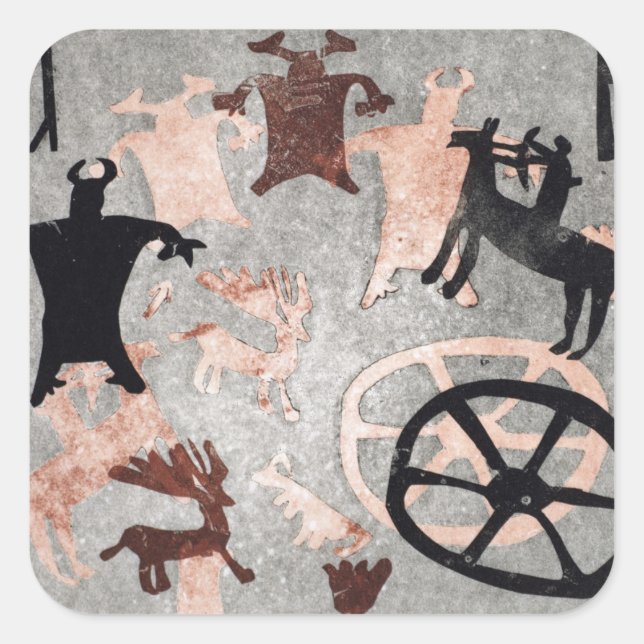 Rock Painting 1994 Square Sticker (Front)