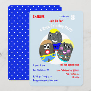 Rock Painting Community Personalised Hashtag Invitation