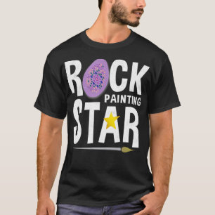 Rock Painting Funny  Rock Hunting Finding Star  T-Shirt