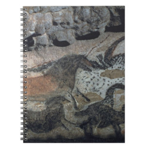 Rock painting of a bull and horses, c.17000 BC (ca Notebook
