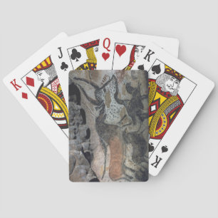 Rock painting of a bull and horses, c.17000 BC (ca Playing Cards
