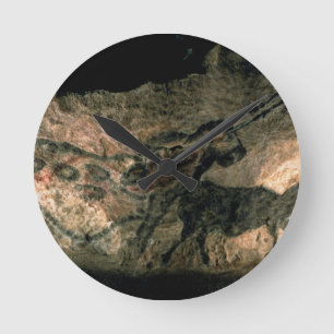 Rock painting of a horned animal, c.17000 BC (cave Round Clock