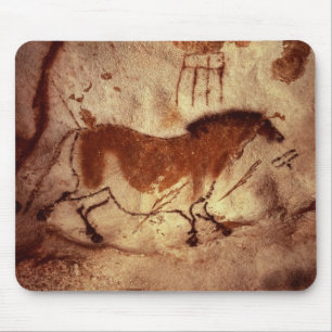 Rock painting of a horse, c.17000 BC Mouse Pad