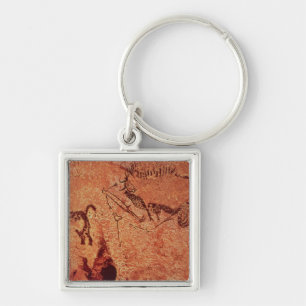 Rock painting of a hunting scene, c.17000 BC Key Ring