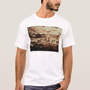 Rock painting of a leaping cow T-Shirt