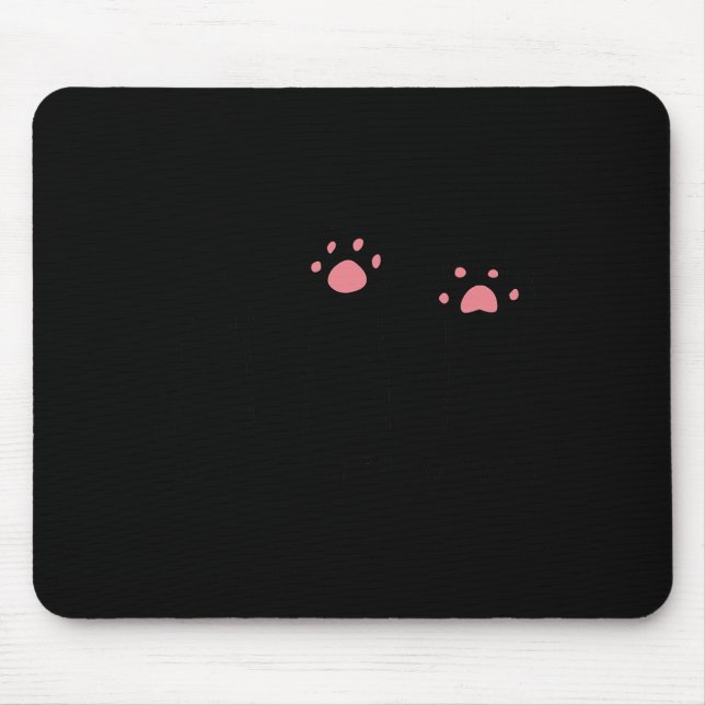 Rock Paper Scissors Cat Paws  Mouse Pad (Front)