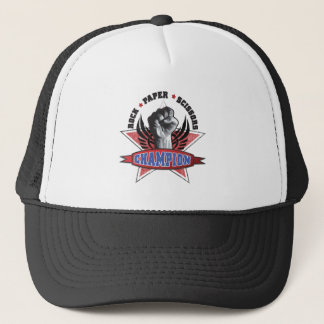 Rock, Paper, Scissors Champion Trucker Hat