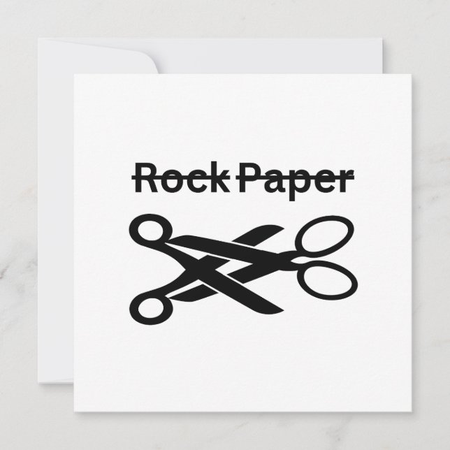 Rock Paper Scissors Funny Lesbian Theme (Front)