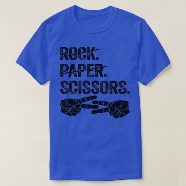 Rock Paper Scissors  Lesbian Women Girls Pride Par T-Shirt (Design Front)