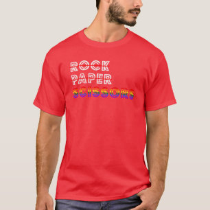 Rock Paper Scissors LGBT For Lesbians Lesbian Cool T-Shirt