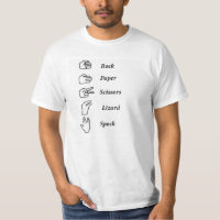 Rock, Paper, Scissors, Lizard, Spock T-shirt