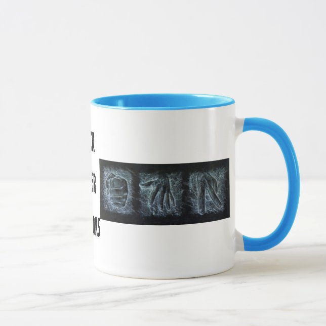 Rock Paper Scissors Mug (Right)