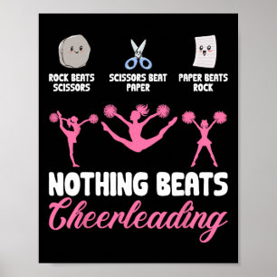 Rock Paper Scissors Nothing Beats Cheerleading _1 Poster