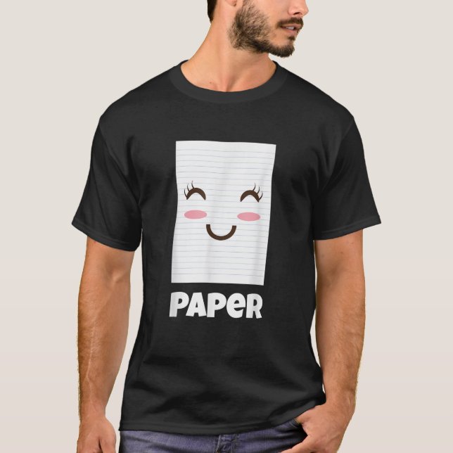 Rock Paper Scissors Shirt Funny Group Halloween Co (Front)