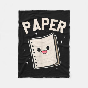 Rock Paper Scissors Shirt Group Halloween Costume Fleece Blanket