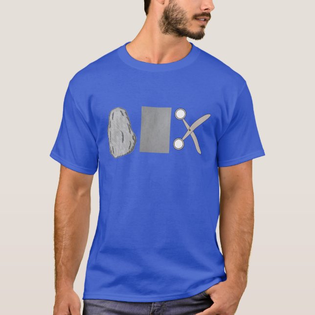 Rock Paper Scissors T-Shirt (Front)