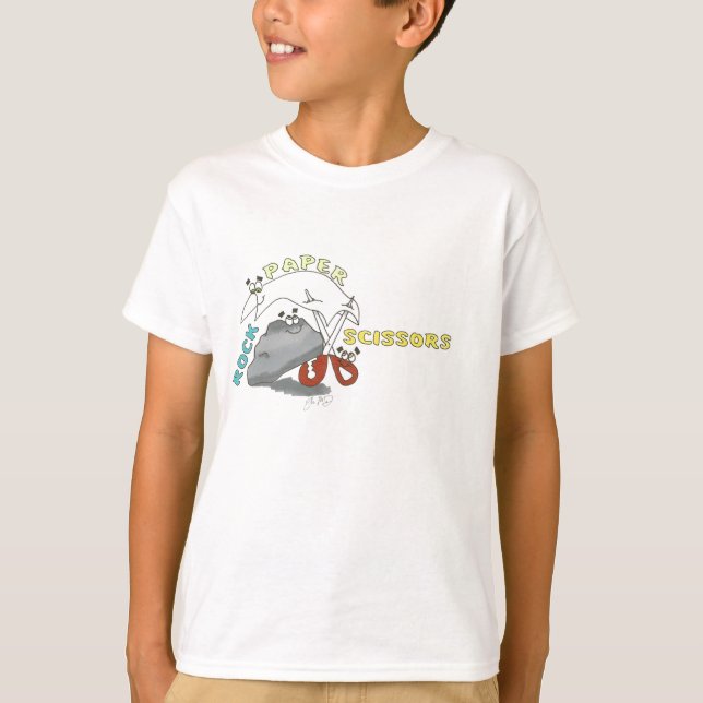 rock paper scissors T-Shirt (Front)