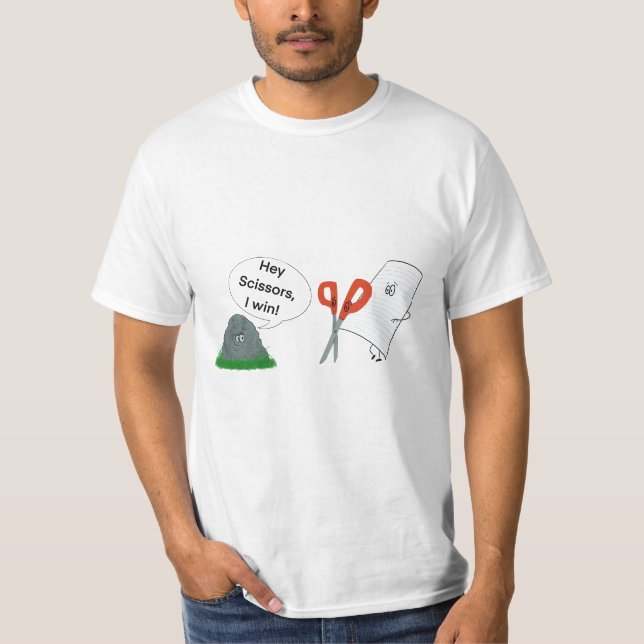 Rock, Paper, Scissors T-Shirt (Front)