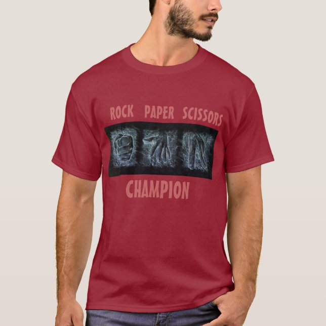 Rock Paper Scissors T-Shirt (Front)