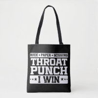 Rock Paper Scissors Throat Punch I Win Humour Quot