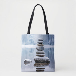 Rock Pebble Forest Tranquil Peaceful  Tote Bag