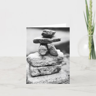Rock People B/W Card