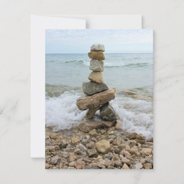 Rock Pillar Monument - Mackinac Island, Michigan Card (Front)
